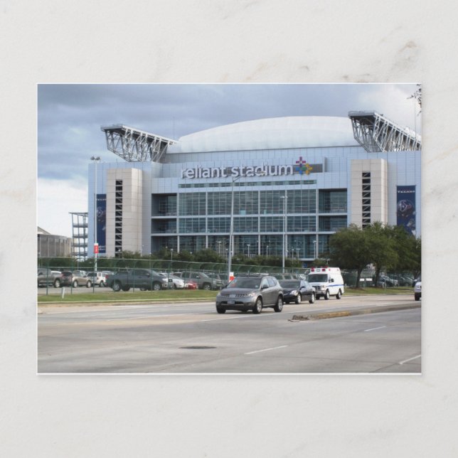Postal Postal: Recordando el estadio de Reliant (Anverso)