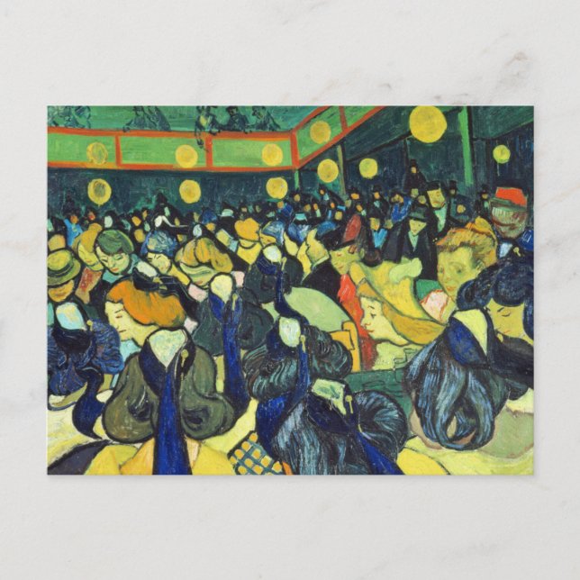 Postal Postal: Sala de baile en Arles (Anverso)