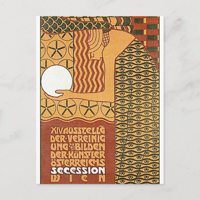 Postal Postal: Secesión Art -14ª Exhibición de Viena, 190 (Anverso)