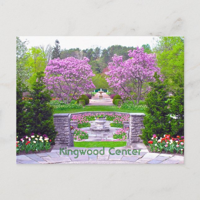 Postal postal, "Spring llega al Centro Kingwood" (Anverso)