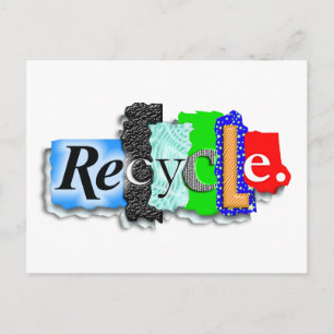 Postal Postal: Tarjeta: "RECICLE"