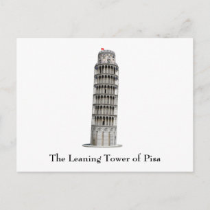 Postal Postal: Torre inclinada de Pisa: