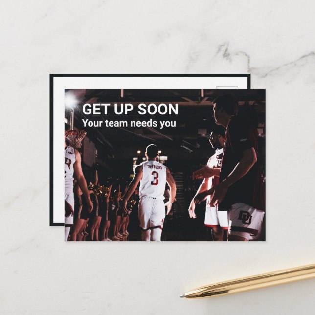 Postal Postal: tu equipo te necesita (Anverso/Reverso In Situ)