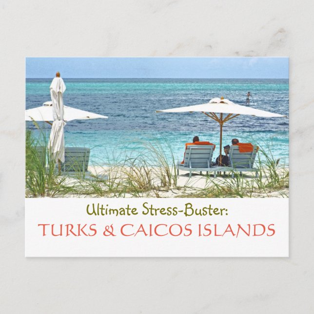Postal postal, TURCOS y CAICOS:  ÚLTIMO STRESS-BUSTER (Anverso)
