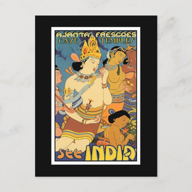 Postal Postal: Ver India (Anverso)