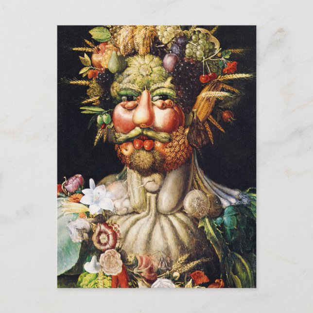 Postal Postal: Vertumnus (Retrato de Rudolf II) (Anverso)