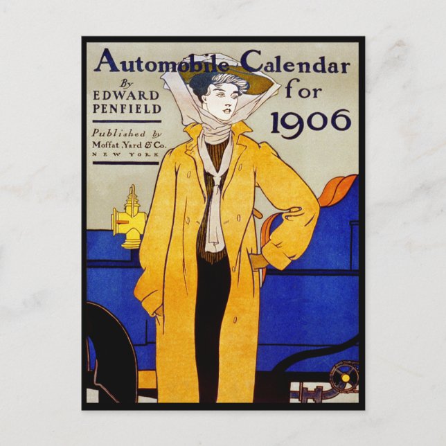 Postal Postal: Vintage - Calendario automático - Penfield (Anverso)