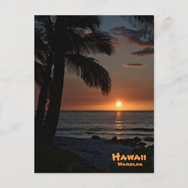 Postal Postal: Waikoloa Sunset #1 (Anverso)