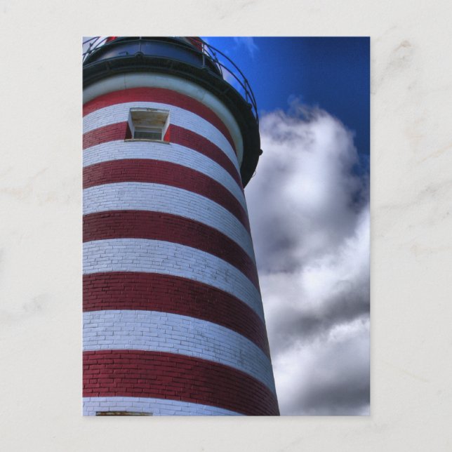 Postal Postal-West Quoddy Head Lighthouse Maine (Anverso)