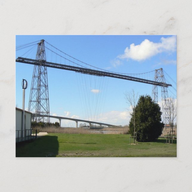 Postal postale a la carta Pont transbordeur de Rochefort (Anverso)