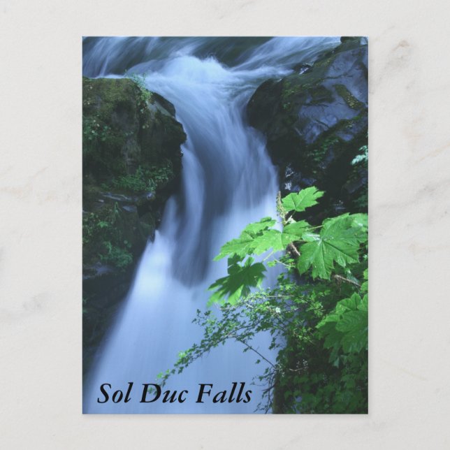 Postal Postales: Cataratas del Sol Duc (Anverso)