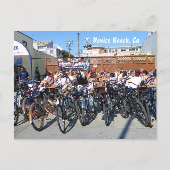 Postal ¡Postales de bicicleta de Venice Beach! (Anverso)