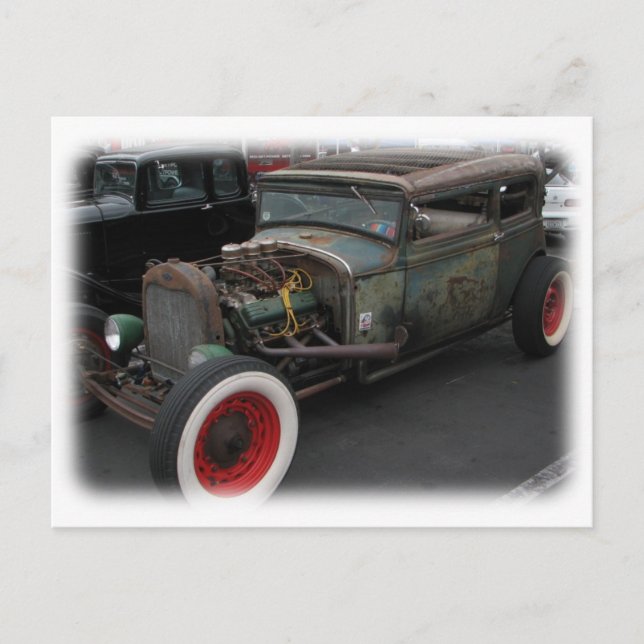 Postal ¡Postales de coches de época! (Anverso)