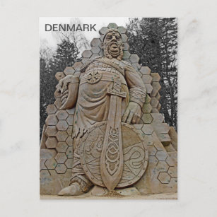 Postal ¡Postales de Dinamarca de Viking Gordo!