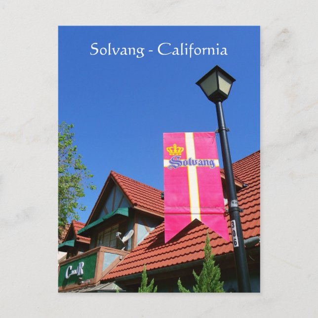 Postal ¡Postales de Solvang! (Anverso)