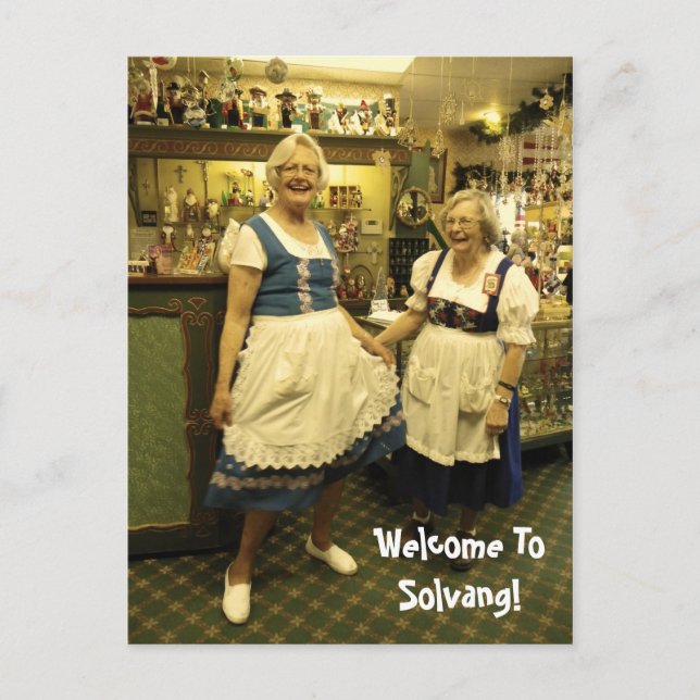 Postal ¡Postales divertidas de Solvang! (Anverso)
