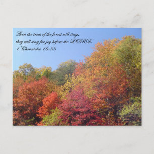 Postal Postales: Los árboles cantan