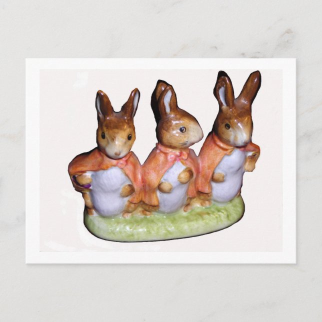 Postal Postard - Flopsia, Mopsy y Cottontail (Anverso)