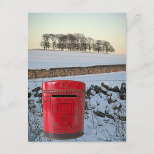 Postal Postbox en Nieve