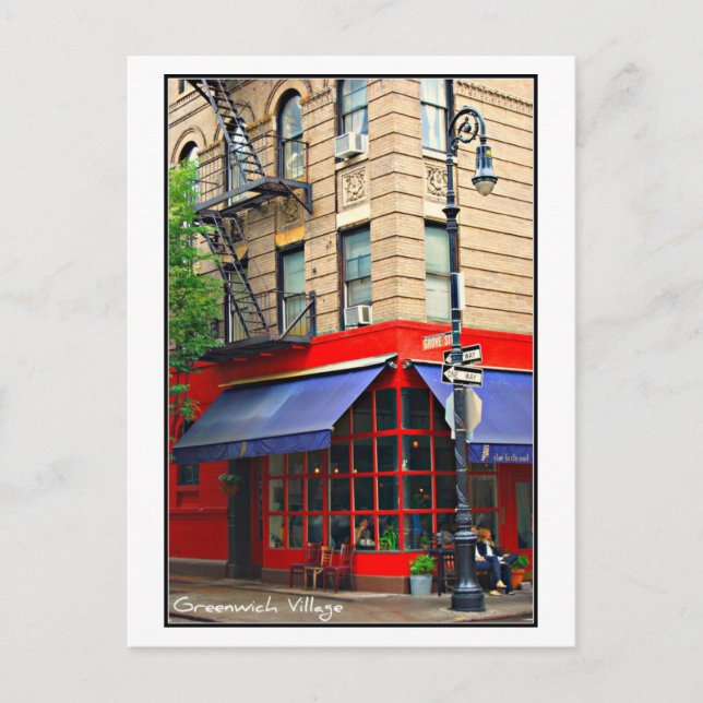 Postal Postcard 2 - Greenwich Village, NYC (Anverso)
