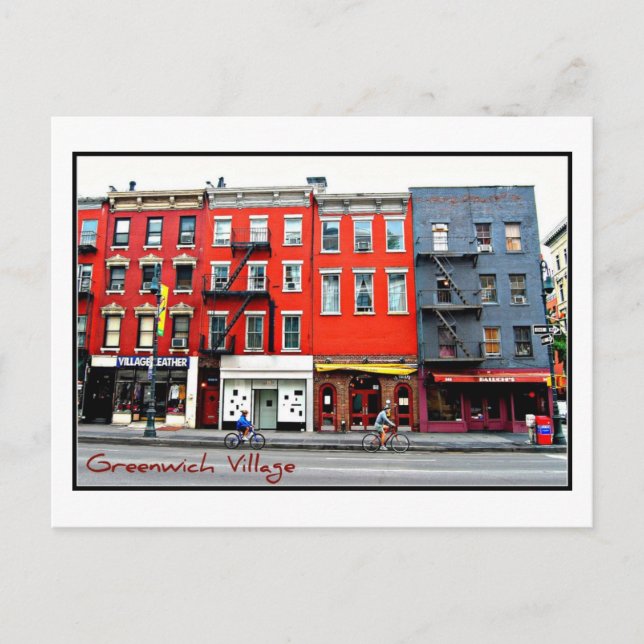 Postal Postcard 3 - Greenwich Village, NYC (Anverso)