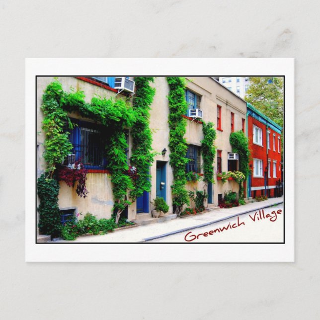 Postal Postcard 5 - Greenwich Village, NYC (Anverso)