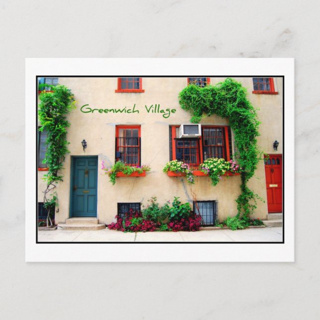 Postal Postcard 6 - Greenwich Village, NYC (Anverso)