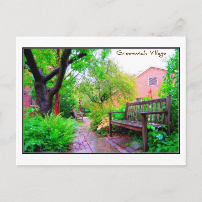 Postal Postcard 8 - Greenwich Village, NYC (Anverso)