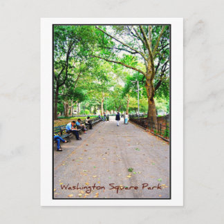 Postal Postcard 9 - Washington Square Park, NYC