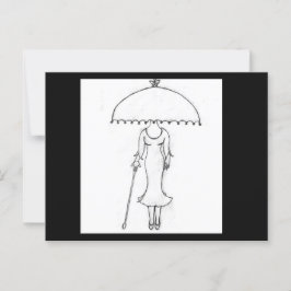 Postal Postcard - ¿A Quién Llevas? Con sobre