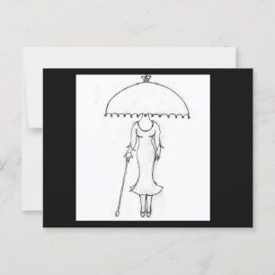 Postal Postcard - ¿A Quién Llevas? Con sobre