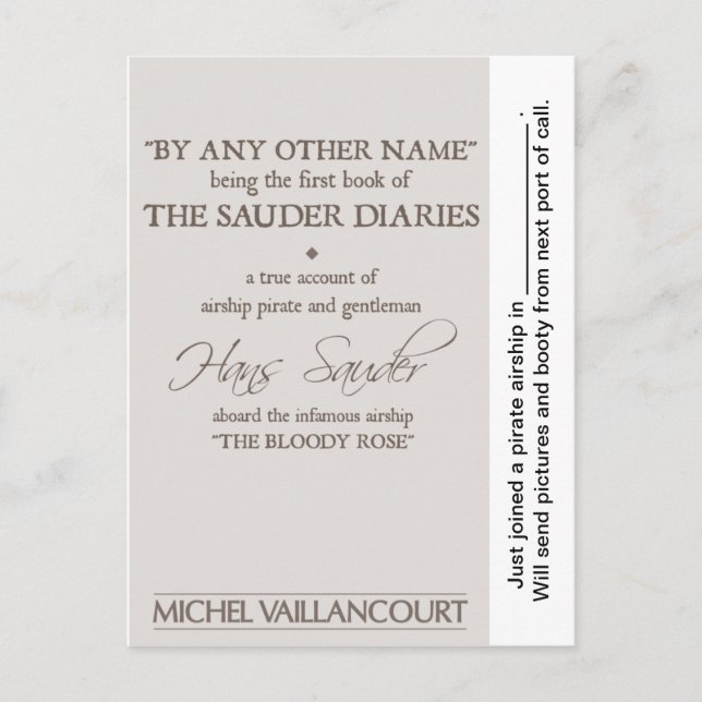 Postal Postcard "Acabo de unirse" (Anverso)