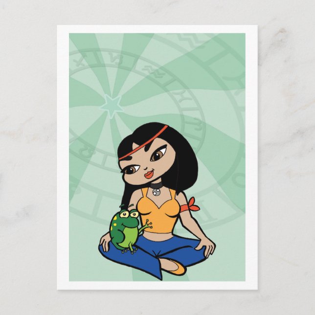 Postal Postcard amigable (Anverso)