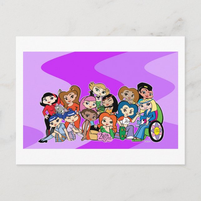 Postal Postcard amigable (Anverso)