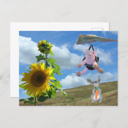 Postal Postcard - Amigos felices en Hill