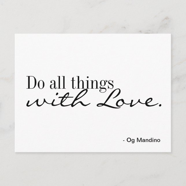 Postal Postcard - Amor (Anverso)