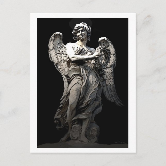 Postal Postcard Angel Sant Angelo (Anverso)