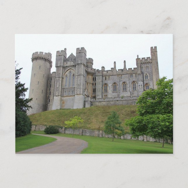 Postal Postcard Arundel Castle Global, West Sussex Reino  (Anverso)