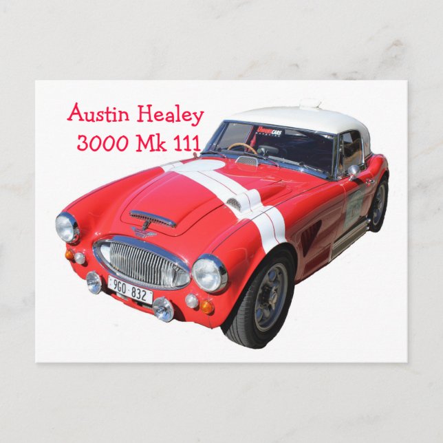 Postal Postcard Austin+Healey+3000+Mk+111 (Anverso)