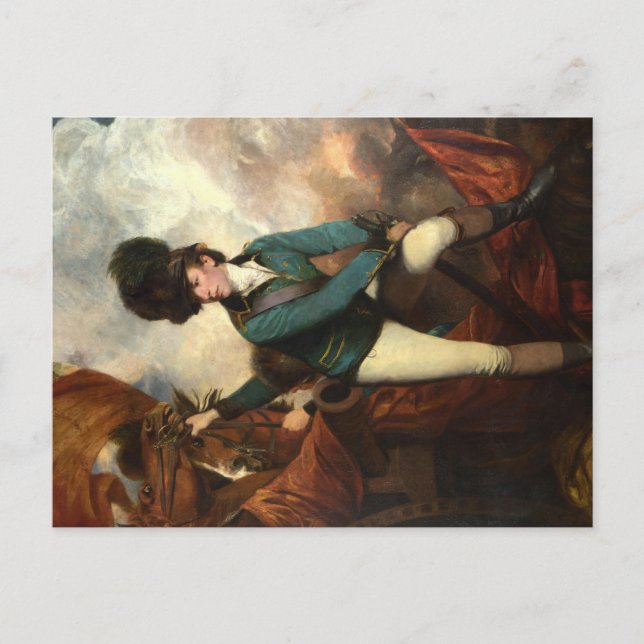 Postal Postcard Banastre Tarleton por Joshua Reynolds (Anverso)