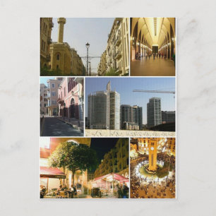 Postal Postcard Beirut Central District, Líbano