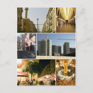 Postal Postcard Beirut Central District, Líbano