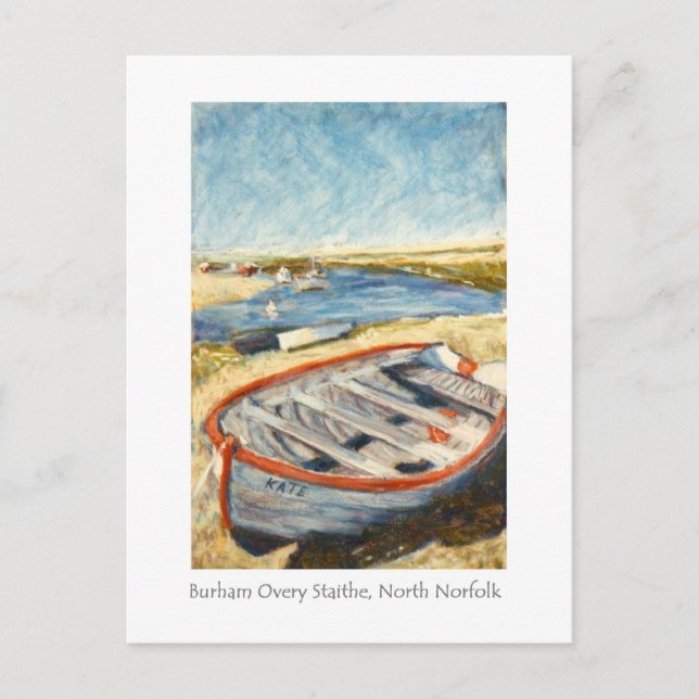Postal Postcard Bella Artes - Burnham Overy Staithe, Norf (Anverso)