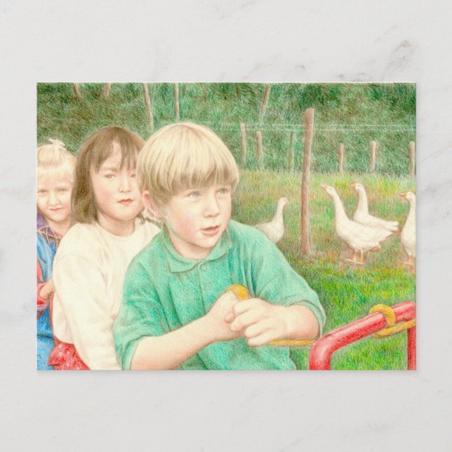 Postal Postcard Bella Artes - Tiempo de reproducción, láp (Anverso)
