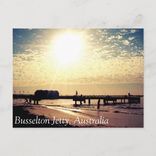 Postal Postcard Busselton Australia (Anverso)