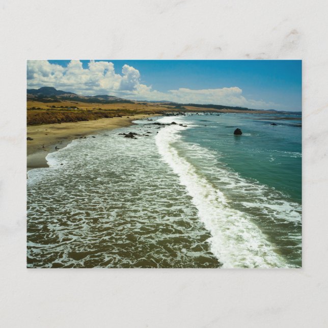 Postal Postcard California Beach SB (Anverso)