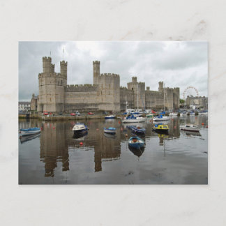 Postal Postcard Castillo de Caernarfon