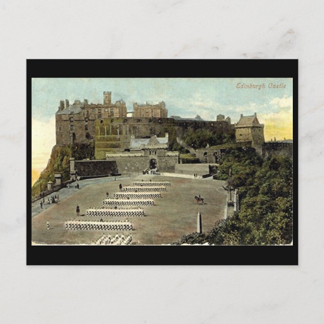 Postal Postcard, Castillo de Edimburgo (Anverso)