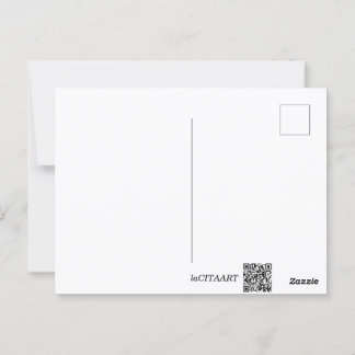 Postal Postcard - Cat with Coffee