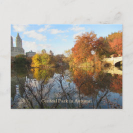 Postal POSTCARD Central Park Reflections New York City